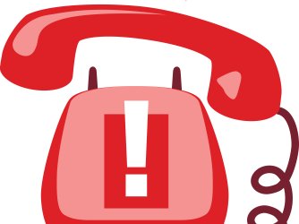 hotline emergency call vector image