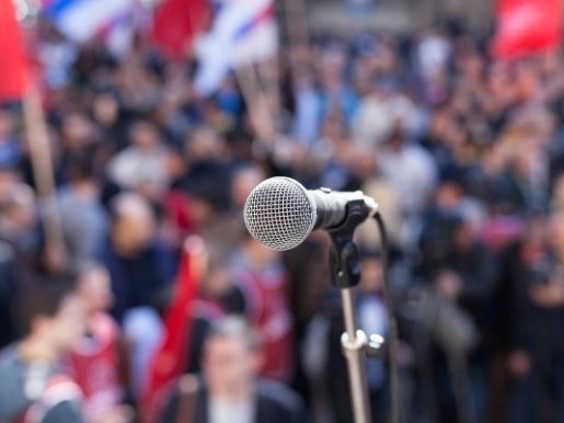 Microphone closeup