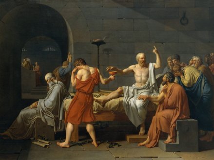 Death of Socrates painting