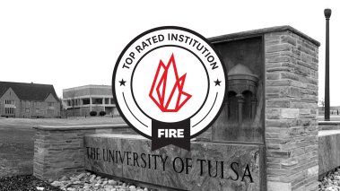 The University of Tulsa earned a green light rating from FIRE.