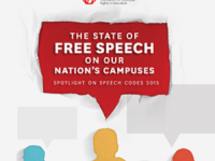 2015 Spotlight on Speech Codes Report Cover